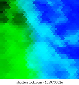 Light Blue, Green vector background with lines. Modern abstract illustration with colorful lines. Best design for your posters, banners.
