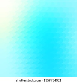 Light Blue, Green vector background with lines. Colorful gradient illustration with abstract flat lines. Smart design for your promotions.