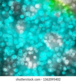 Light Blue, Green vector background with circles. Modern abstract illustration with colorful circle shapes. Pattern for booklets, leaflets.