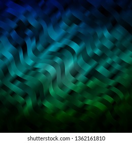 Light Blue, Green vector background with bows. Illustration in abstract style with gradient curved.  Design for your business promotion.