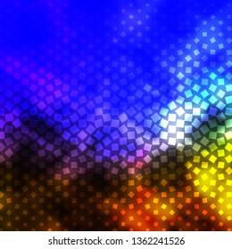 Light Blue, Green vector background in polygonal style. Abstract gradient illustration with rectangles. Modern template for your landing page.