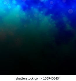 Light Blue, Green vector background with circles. Modern abstract illustration with colorful circle shapes. Design for your commercials.