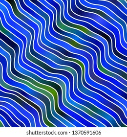 Light Blue, Green vector background with bows. Abstract illustration with gradient bows. Pattern for busines booklets, leaflets