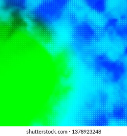 Light Blue, Green vector background with circles. Abstract colorful disks on simple gradient background. Pattern for business ads.