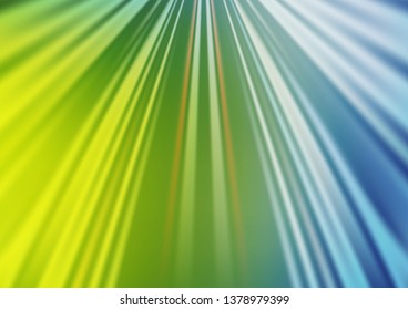 Light Blue, Green vector background with straight lines. Shining colored illustration with narrow lines. Backdrop for TV commercials.