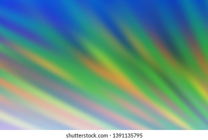 Light Blue, Green vector background with stright stripes. Modern geometrical abstract illustration with Lines. Template for your beautiful backgrounds.