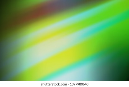 Light Blue, Green vector background with straight lines. Shining colored illustration with sharp stripes. Smart design for your business advert.