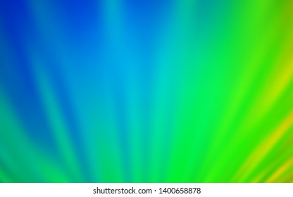 Light Blue, Green vector background with stright stripes. Shining colored illustration with sharp stripes. Pattern for ads, posters, banners.