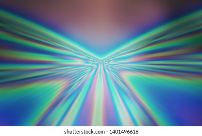 Light Blue, Green vector background with wry lines. A completely new colorful illustration in simple style. Abstract design for your web site.