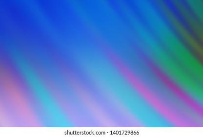 Light Blue, Green vector background with straight lines. Colorful shining illustration with lines on abstract template. Best design for your ad, poster, banner.