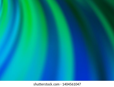Light Blue, Green vector background with bubble shapes. A sample with blurred bubble shapes. Marble design for your web site.