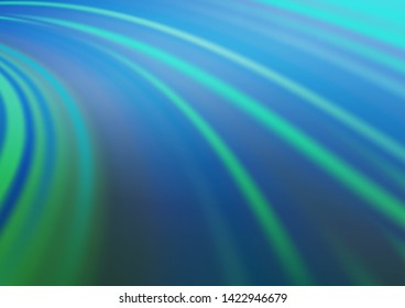 Light Blue, Green vector background with liquid shapes. A sample with blurred bubble shapes. Textured wave pattern for backgrounds.