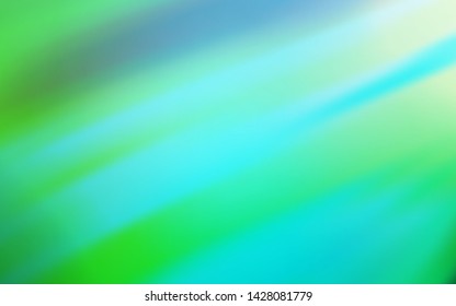Light Blue, Green vector background with straight lines. Blurred decorative design in simple style with lines. Smart design for your business advert.
