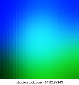Light Blue, Green vector background with rectangles. Illustration with a set of gradient rectangles. Best design for your ad, poster, banner.
