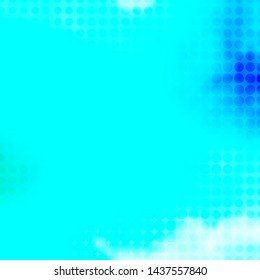 Light Blue, Green vector background with circles. Abstract illustration with colorful spots in nature style. Pattern for booklets, leaflets.