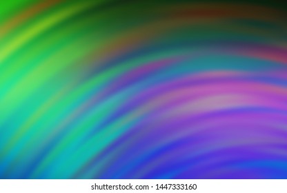 Light Blue, Green vector background with lines. Brand new colorful illustration in simple style. Abstract style for your business design.