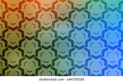 Light Blue, Green vector background with wry lines. An elegant bright illustration with gradient. New composition for your brand book.