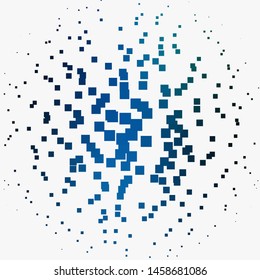 Light Blue, Green vector background in polygonal style. Abstract gradient illustration with rectangles. Pattern for commercials, ads.