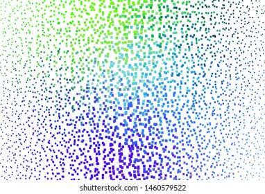 Light Blue, Green vector background with rectangles. Modern abstract illustration with colorful rectangles. Best design for your ad, poster, banner.