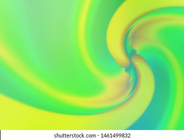 Light Blue, Green vector background with liquid shapes. Shining crooked illustration in marble style. Marble style for your business design.