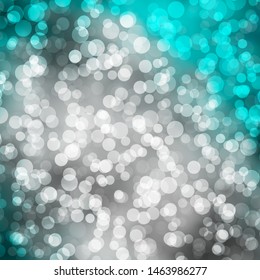 Light Blue, Green vector background with circles. Abstract decorative design in gradient style with bubbles. Pattern for business ads.