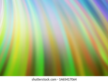 Light Blue, Green vector background with bubble shapes. An elegant bright illustration with gradient. The best blurred design for your business.