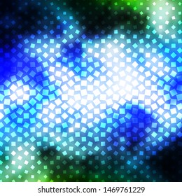 Light Blue, Green vector background in polygonal style. Modern design with rectangles in abstract style. Modern template for your landing page.