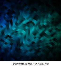 Light Blue, Green vector background with lines. Colorful illustration, which consists of curves. Pattern for busines booklets, leaflets
