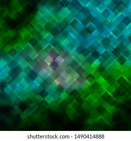 Light Blue, Green vector background with rectangles. Illustration with a set of gradient rectangles. Pattern for busines booklets, leaflets