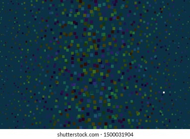 Light Blue, Green vector background in polygonal style. Decorative design in abstract style with rectangles. Pattern for busines ad, booklets, leaflets