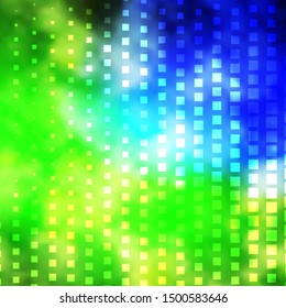 Light Blue, Green vector background with rectangles. Abstract gradient illustration with colorful rectangles. Pattern for busines booklets, leaflets