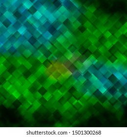 Light Blue, Green vector background with rectangles. New abstract illustration with rectangular shapes. Design for your business promotion.