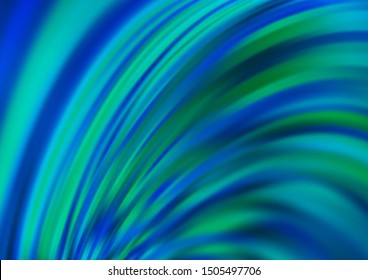 Light Blue, Green vector background with lamp shapes. A completely new color illustration in marble style. A completely new template for your business design.