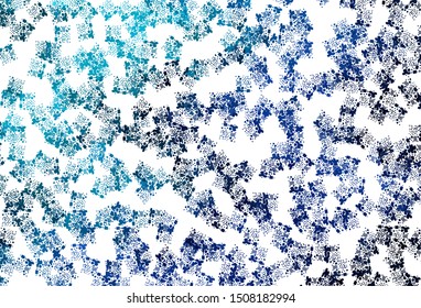 Light Blue, Green vector background with abstract shapes. Modern abstract illustration with colorful random forms. Modern design for your business card.