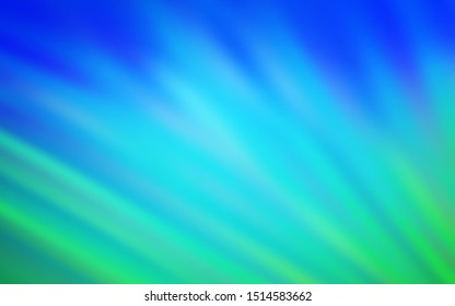 Light Blue, Green vector background with straight lines. Glitter abstract illustration with colorful sticks. Template for your beautiful backgrounds.