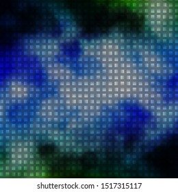 Light Blue, Green vector background in polygonal style. Modern design with rectangles in abstract style. Pattern for commercials, ads.