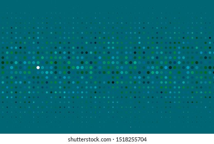 Light Blue, Green vector background with bubbles. Blurred decorative design in abstract style with bubbles. Pattern for ads, leaflets.