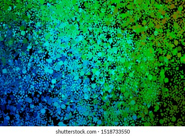 Light Blue, Green vector background with abstract shapes. Illustration with colorful gradient shapes in abstract style. Simple design for your web site.
