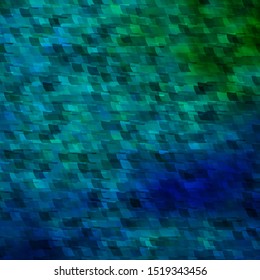 Light Blue, Green vector background with rectangles. Modern design with rectangles in abstract style. Pattern for websites, landing pages.