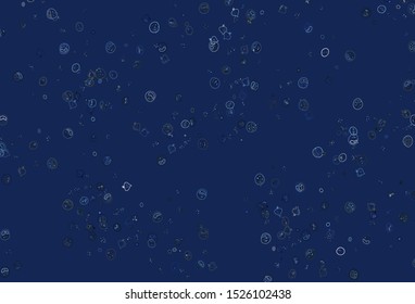 Light Blue, Green vector background with tasty food. Illustration with set of fresh food in doodle style. Pattern for ads of breakfast, lunch, dinner.