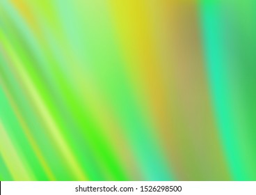 Light Blue, Green vector background with abstract lines. Creative illustration in halftone marble style with gradient. Marble style for your business design.