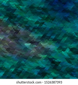 Light Blue, Green vector background with polygonal style. Beautiful illustration with triangles in nature style. Pattern for websites.