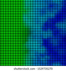 Light Blue, Green vector background with rectangles. Abstract gradient illustration with rectangles. Design for your business promotion.