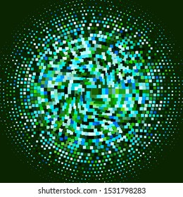 Light Blue, Green vector background with rectangles. Rectangles with colorful gradient on abstract background. Modern template for your landing page.