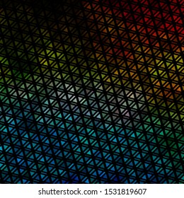 Light Blue, Green vector background with triangles. Decorative design in abstract style with triangles. Pattern for commercials.