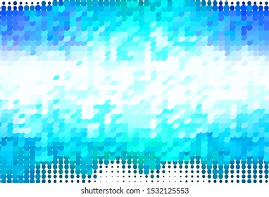 Light Blue, Green vector background with spots. Beautiful colored illustration with blurred circles in nature style. Design for your business advert.