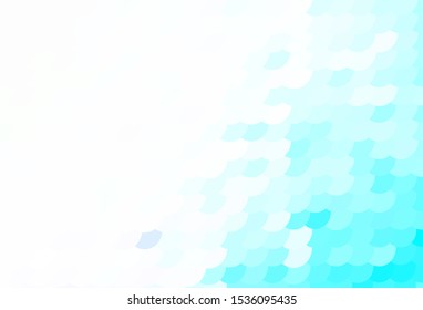 Light Blue, Green vector background with spots. Blurred decorative design in abstract style with bubbles. Pattern for beautiful websites.