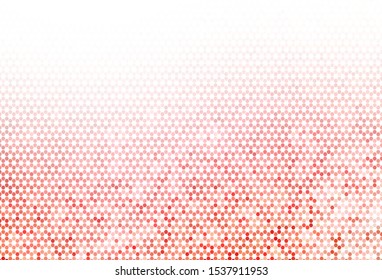 Light Blue, Green vector background with set of hexagons. Illustration of colored hexagons on blur surface. Pattern for your ad, booklets.