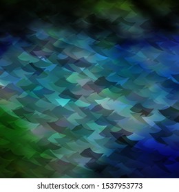 Light Blue, Green vector background with triangles, rectangles. Illustration with colorful triangles, rectangles. Pattern for commercials.