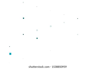 Light Blue, Green vector background with rectangles. Decorative design in abstract style with rectangles. Smart design for your business advert.